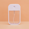 45ml Square Pocket Card Spray Hand Sanitizer Perfume Spray Bottle Personal Care Plastic Pocket Sprayer Bottle