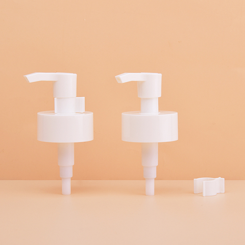 24/410 0.4cc Plastic Press Pump Head Shampoo Bottles Facial Cleanser White Nozzle Liquid Lotion Cream Pump