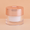 Cosmetic Packaging 50g High Grade Plastic Round Shape Cosmetics Eye Facial Skincare Cream Empty Acrylic Jar With Spatula