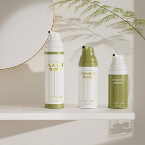 Plastic 30ml 50ml 75ml PP PE Press Cosmetic Bottles Eco Refillable Airless Pump Bottle
