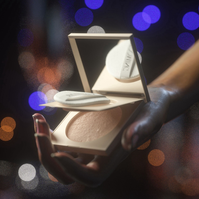 Cosmetic Packaging Exquisite 10g ABS Custom Logo Empty Plastic Square Eyeshadow Case With Mirror