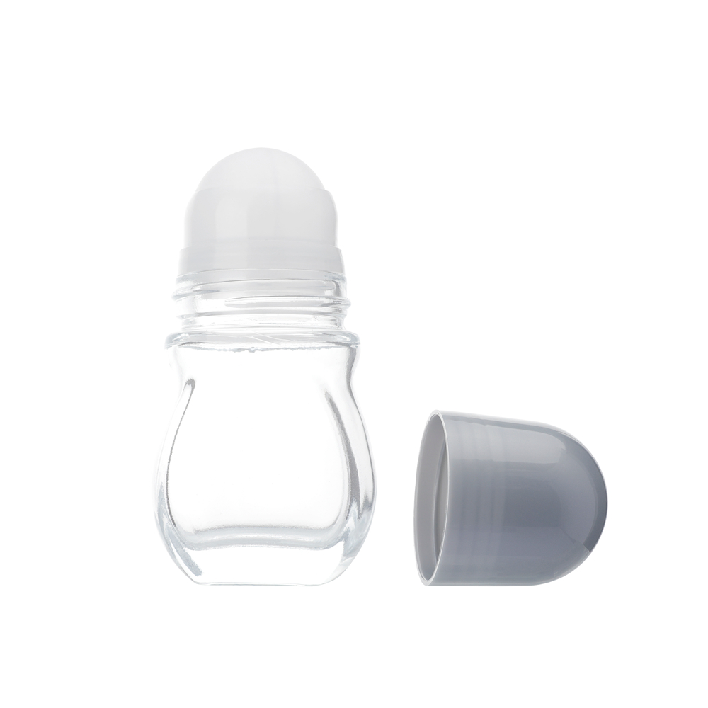 Wholesale Vendor Frosted Custom Roll On Perfume 50ml Deodorant Glass Roll on Bottle,essential Oil Roll on 50ml Bottle