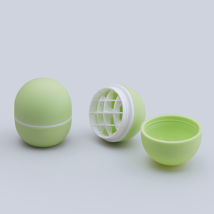 20g PP Unique Green Empty Packaging Plastic Twist Up Deodorant Stick Container Lip Balm Tube