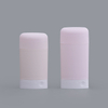 Oval OEM 50g 65g 75g Pink PP Empty Bottle Solid Rods Sunscreen Stick Bottle Deodorant Stick Container