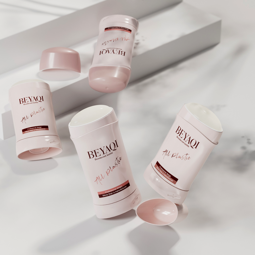 15ml 30ml 50ml 75ml Custom Empty Skin Care Empty AS PETG Twist Up Deodorant Stick Antiperspirant Round Tube Container