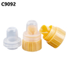 Wholesale Private Label PP Manufacture 38mm Double Wall Liquid Screw Plastic PCR Laundry Detergent Cap,Laundry Detergent Bottle Cap