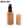 Biodegradable Plastic 30 Ml Bamboo Cosmetic Shampoo PP Plastic Fine Mist Spray Bottle with Bamboo Lid