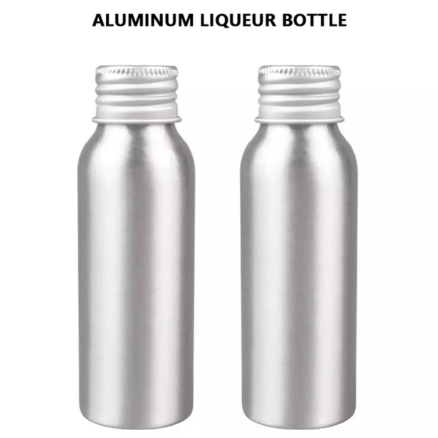 Aluminum Rye Mead Sherry Whisky Bottle 