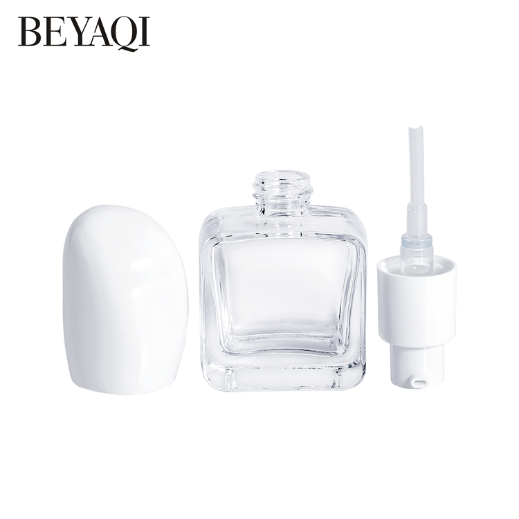Luxury Thick Bottom Square BB Cream Package 30ml Bottle Liquid Foundation Makeup Glass Bottles Packaging ﻿