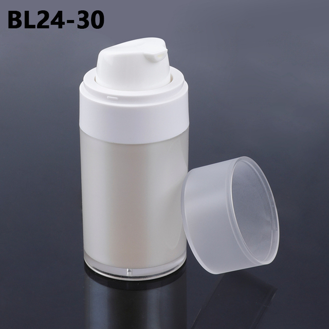 Daily Skincare Packaging 30ml Airless Pump Bottle Container 30ml Empty PP Plastic Cream Lotion Cosmetic Airless Bottle