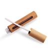 Lip Gloss Custom Tube with Brush New Cosmetic Container 7ml Lipgloss Tube with Bamboo 