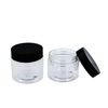 Food Grade Pet Containers Plastic Jar Clear Wide Mouth 30ml 40ml 50ml 60ml 80ml Plastic Pet Jars with Lids