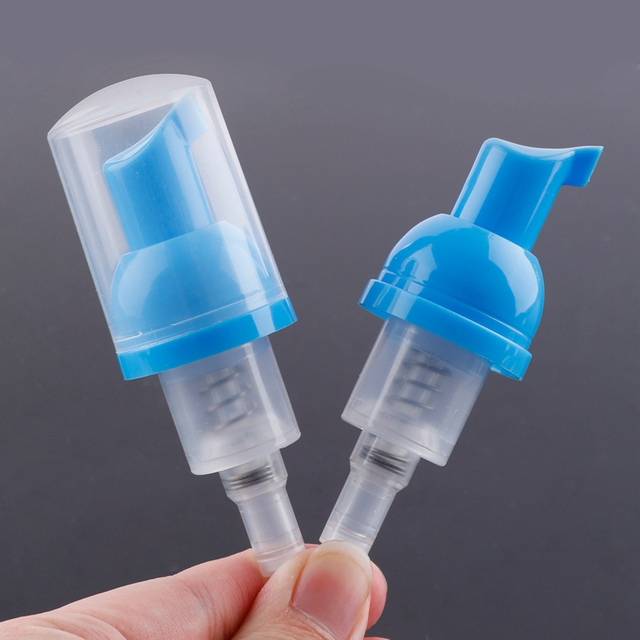 Eco-friendly Biodegradable Built-in Spring Custom Materials Plastic PP Matter Frosted Refillable 0.3cc 0.8cc 1.6cc 28/410 30/410 42/410 Foam Soap Dispenser Pump