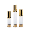 ABS PP PE Airless Container 30ml Gold Cosmetic Packaging Airless Spray Bottle