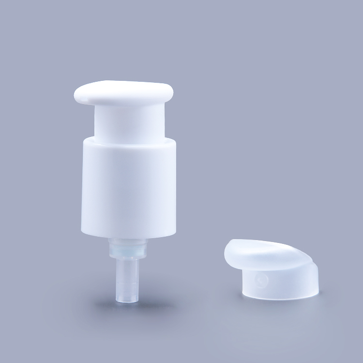 Personal Care Plastic Lotion Dispenser Cap Body 24/410 Eye Cream White Treatment Pump