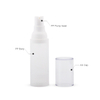 15ml 30ml 50ml Cream Cosmetic Lotion Liquid Oil Face Skin Care Airless Pump Bottle