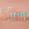 Eco-friendly Personal Care Packaging Pet Plastic Perfume Cosmetic Skin Care Bottle Set Airline Spray Travel Kit