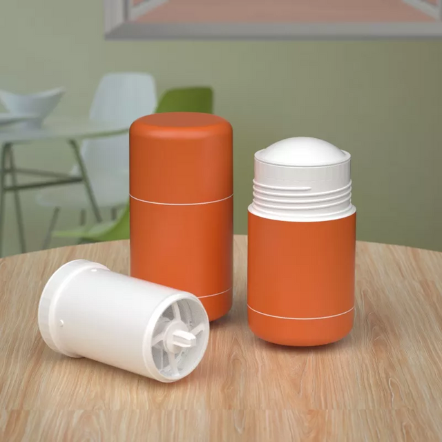 In Stock Body Deodorant Stick Container 50g Plastic 30g Refillable Deodorant Stick 30g and 50g Round Refillable Stick