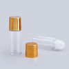 30ml 50ml Cylinder Roll on Deodorant Essential Oil Clear Transparent Perfume Glass Roll on Roller Bottle