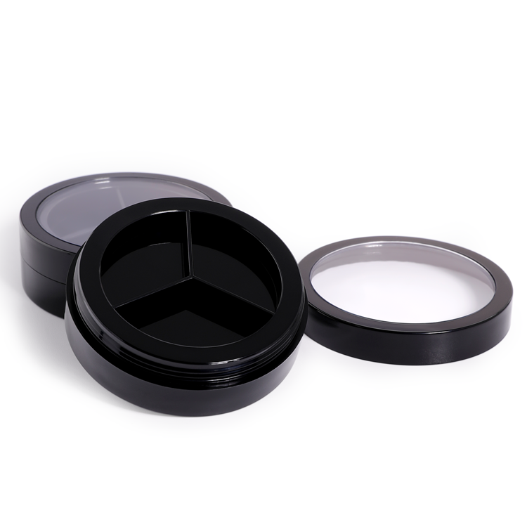 3 Color Pans Eyeshadow Case Private Label Concealer Packaging Container Empty Concealer Palette