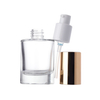 Multipurpose Fragrance Essential Oil Serum Custom Capacity And Color Refillable Gold Screw Lid 30g 50g 40ml 100ml 120ml Transparency Empty Spray Bottle Glass with Pump
