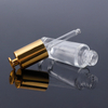 Cosmetic Packaging Manufacture Gold 15ml Reusable Glass Serum Bottle,Essential Oil Cosmetic Dropper Bottle