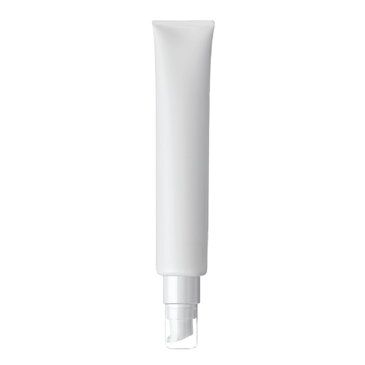 Hot Sell Plastic Tubes Foundation Hand Cream Packaging Tube with Airless Pump