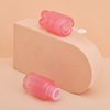 Hot Selling 3ml Heart Top Cute Keychain Lipgloss Tubes Custom Logo Gradient Pink Lip Gloss Tube Containers With Big Wand Brush