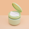 Luxury Cosmetics Skin Care 250g Makeup Remover Jar Plastic Bottle Bowl Shape Container for Cream Body Butter With Plastic Spoon
