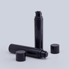 Wholesale PP Plastic Empty Glossy Black 55ml Airless Bottle With Pump for Lotion Cosmetics Packaging