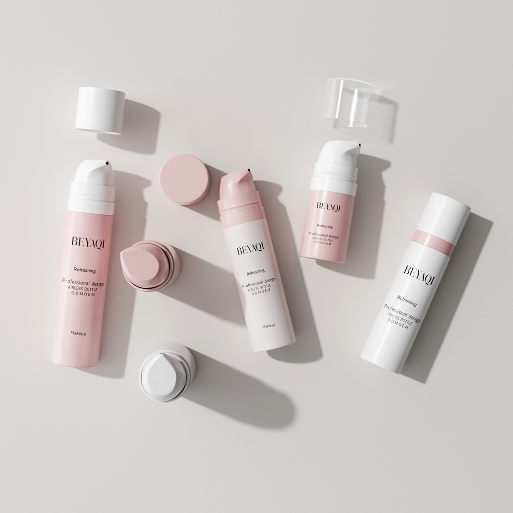 Portable Eye Cream 5ml 10ml 15ml Small Capacity Press Foundation Bottle Unique Airless Bottle
