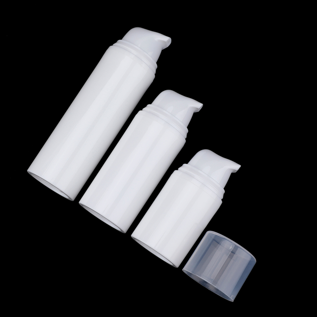 Refillable 15ml 30 Ml 50ml PP PE Press Small Quantity Portable Cosmetic Airless Bottles