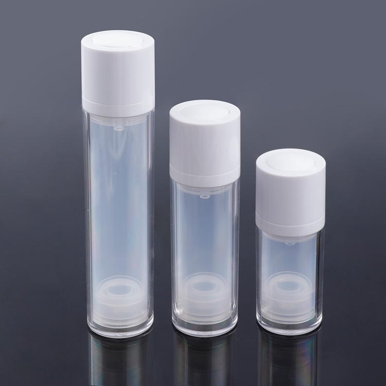 Containers 15ml 30 Ml 50ml ABS PP PE Rotating Small Quantity Moisturizer Bottle Airless