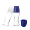 Cosmetic Wholesale Custom Color Massage Glass Essential Oil Perfume Roll On Deo Bottle,deodorant Container Bottle