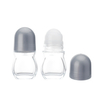 Empty 50Ml Clear Large Roll On Bottle,Perfume Oil Roll On Glass Bottle With Roller Ball,Refillable Roll On Deodorant Bottles