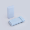 Factory 19g Oval Shaped Sun Protection Stick Bottle for Skincare,Blue Color Bottom Filling Deodorant Container 19g