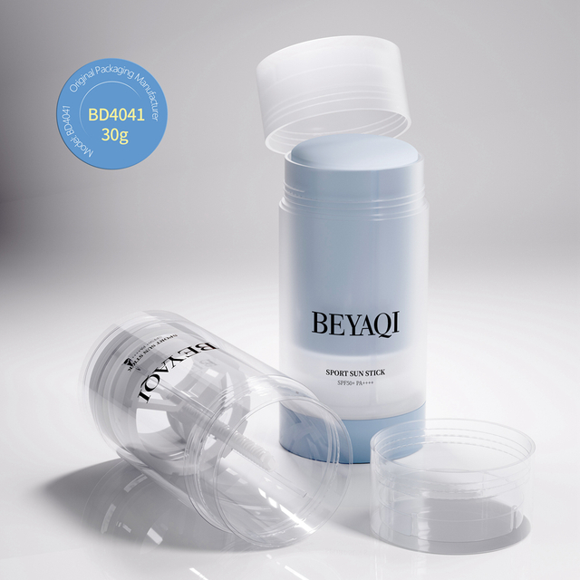 Custom Color And Logo Printing Service Empty Deodorant Stick Container Factory with Custom Mold Development Service
