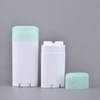  Personal Care 40g 76g Empty Oval Flat PP Rotatable Replaceable Biodegradable Plastic Deodorant Roll on Bottle Deodorant Bottle Oval