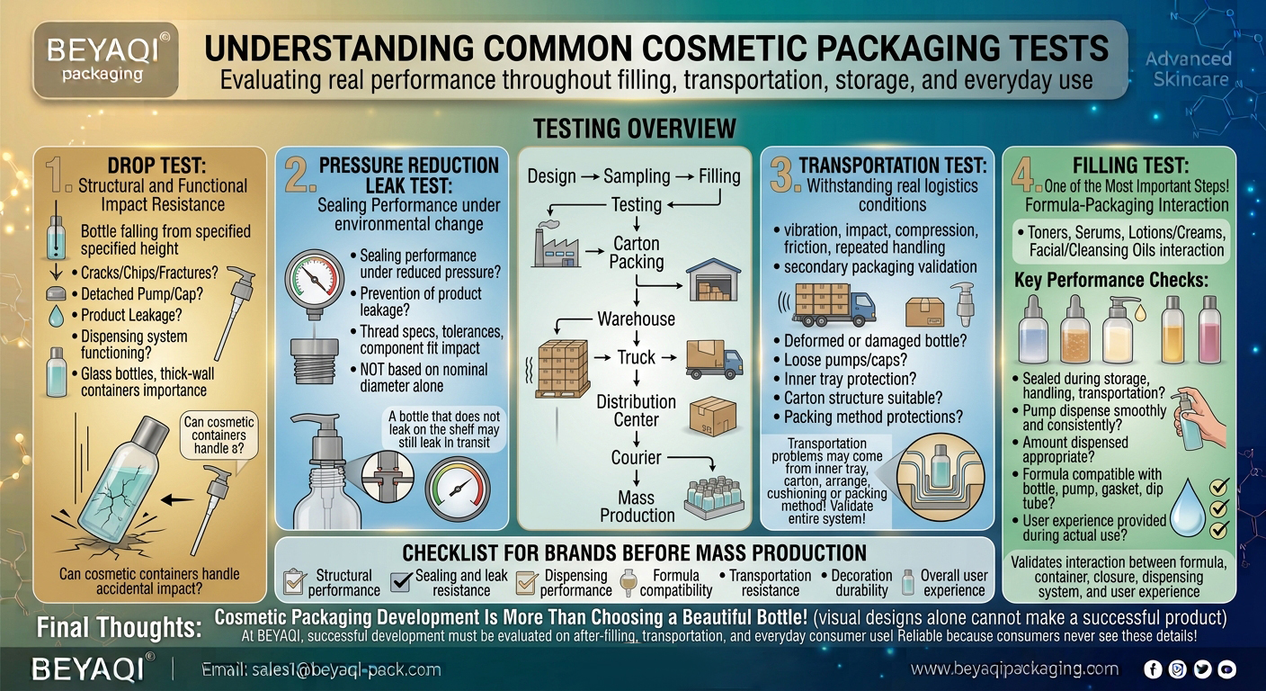4 Essential Tests for Cosmetic Container Development