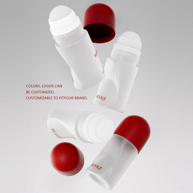 Empty Glass Roll on Bottle Private Label Manufacturer for Deodorant And Skincare Products